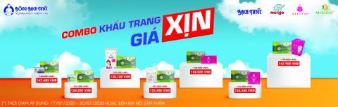 COMBO KHẨU TRANG XỊN – GIÁ XỊN