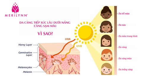 PHẢN ỨNG CỦA DA KHI TIẾP XÚC VỚI ÁNH NẮNG MẶT TRỜI?