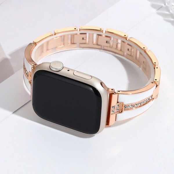 dây kiềng đính đá apple watch
