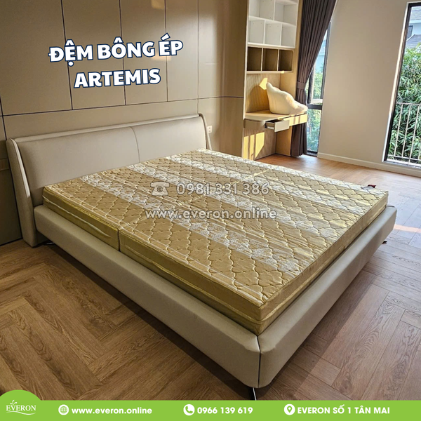 ĐỆM BÔNG ÉP ARTEMIS – NÂNG NIU GIẤC NGỦ, BẢO VỆ CỘT SỐNG