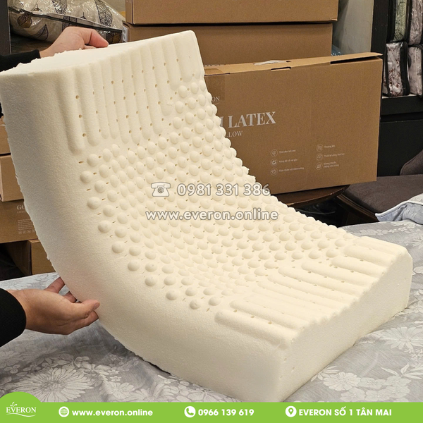 GỐI CAO SU LATEX CONTOUR MASSAGE – ÊM ÁI & NÂNG ĐỠ TUYỆT ĐỐI