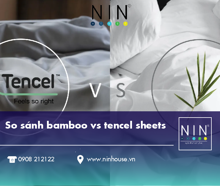 So sánh bamboo vs tencel sheets: 2 loại ga trải giường tự nhiên