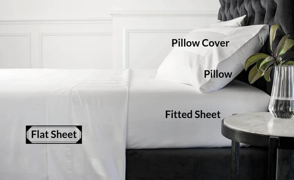 Flat sheet vs fitted sheet là gì? Bed sheet là gì