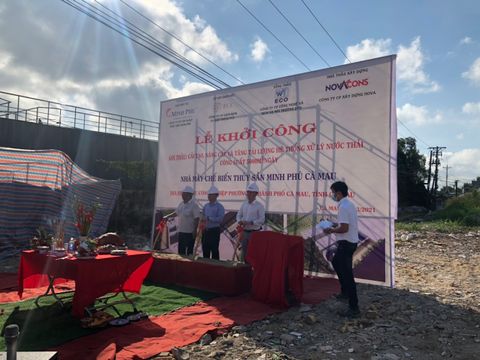 Novacons started the project of Minh Phu Ca Mau seafood processing factory