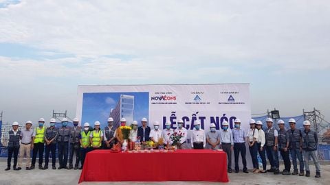 Novacons tops out the Thuy Loi 4 Office Building project