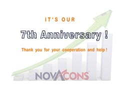 Celebrating 7 years of NOVACONS establishment with many winning projects