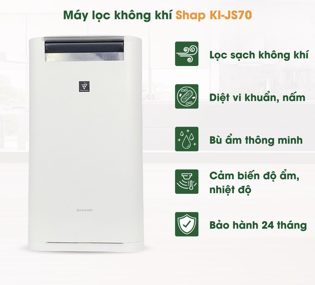 Liệu sử dụng máy lọc không khí sharp ki70 có tốt cho sức khỏe thật hay không?