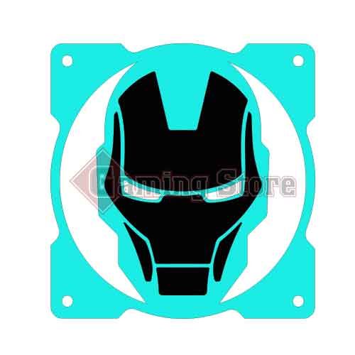 Gaming Store Grill Fan Iron Man GS21 Cyan