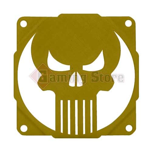Gaming Store Grill Fan Skull GS11 Gold