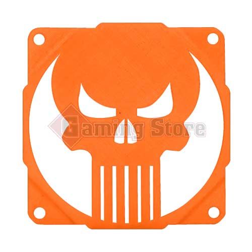 Gaming Store Grill Fan Skull GS11 Orange