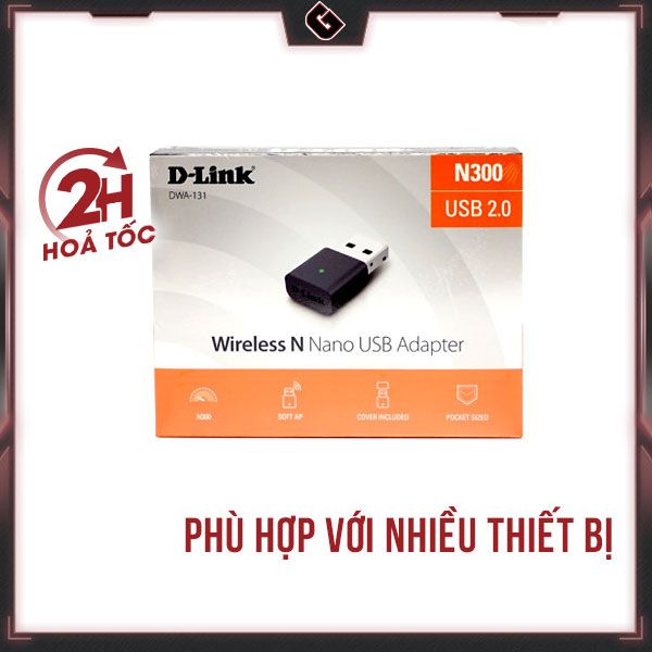 USB Wifi D-Link DWA-131 Chuẩn N 300Mbps