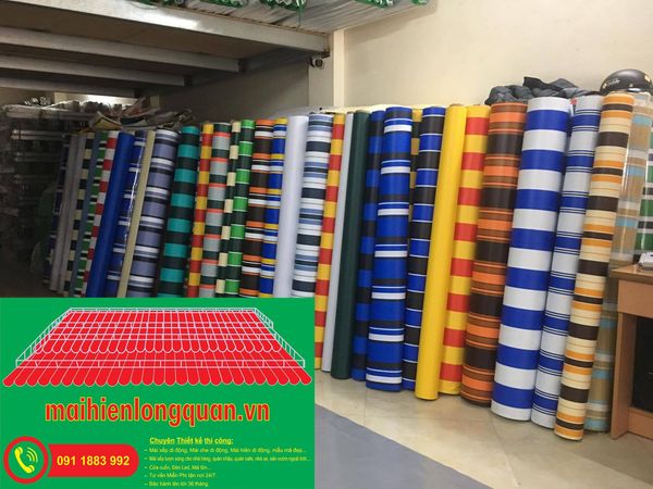 vật tư làm mái xếp, mái hiên