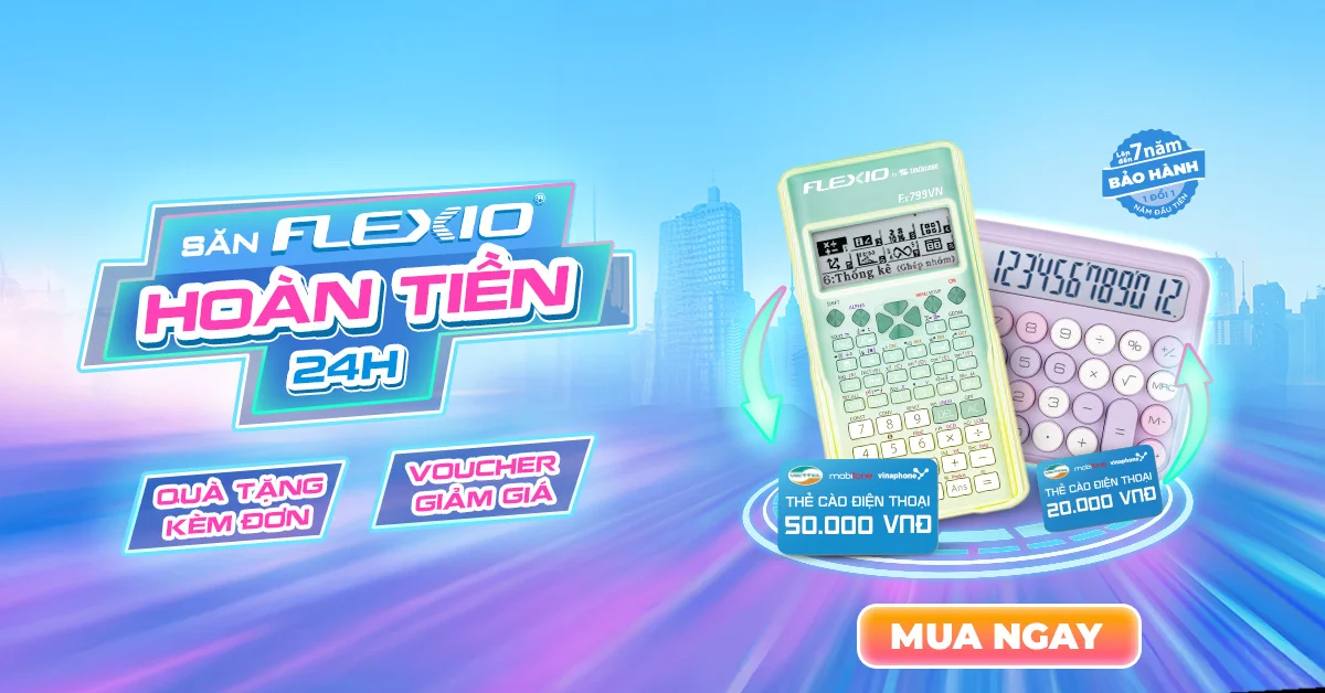 Thiên Long - Flexio hoàn tiền