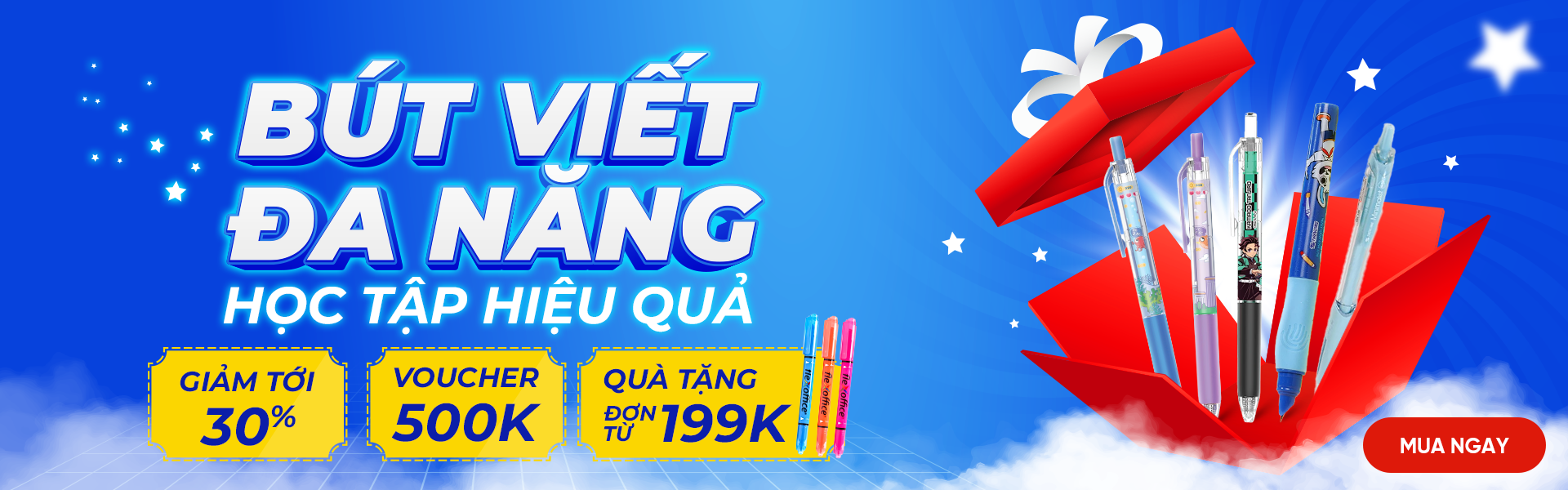 Thiên Long - Sắm bút tựu trường