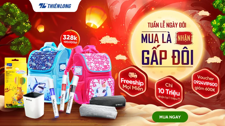 Thiên Long - Ngày Đôi Sale Gấp Bội