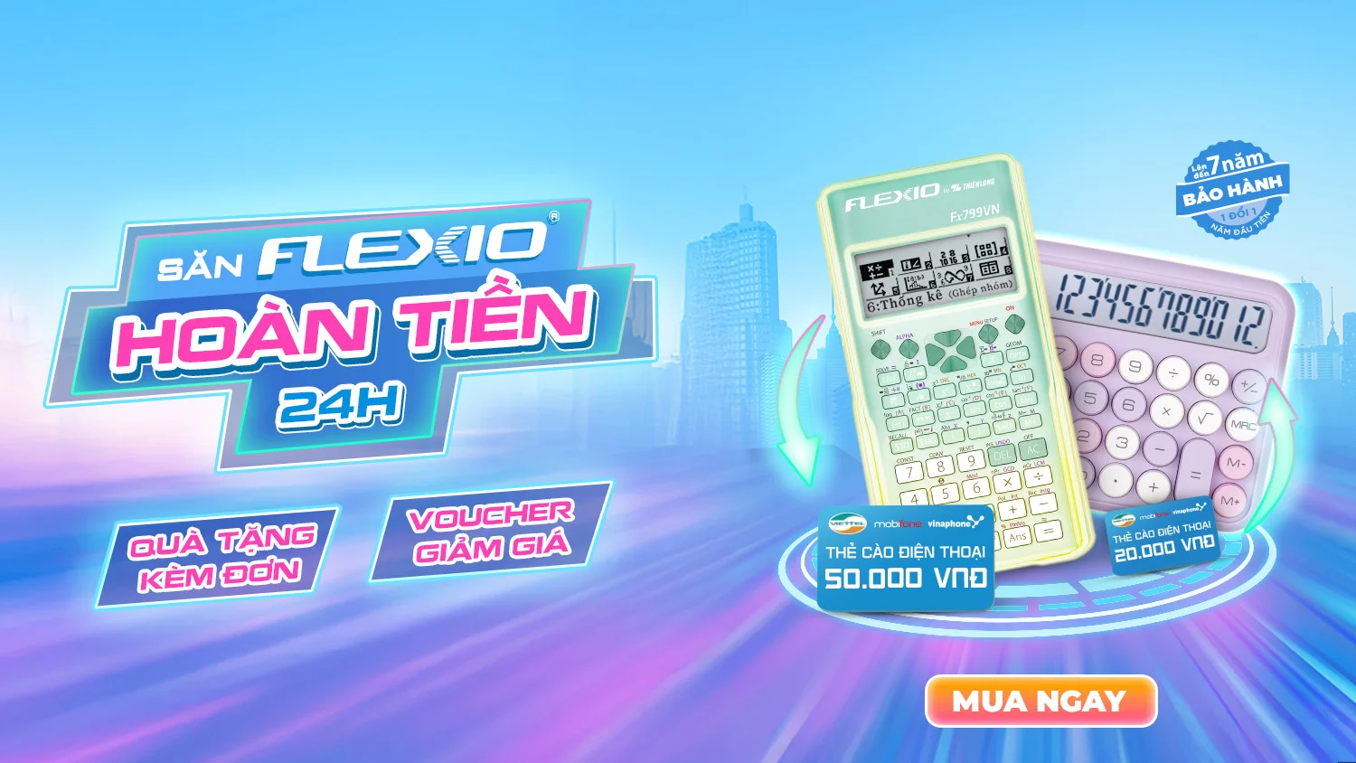 Thiên Long - Flexio hoàn tiền