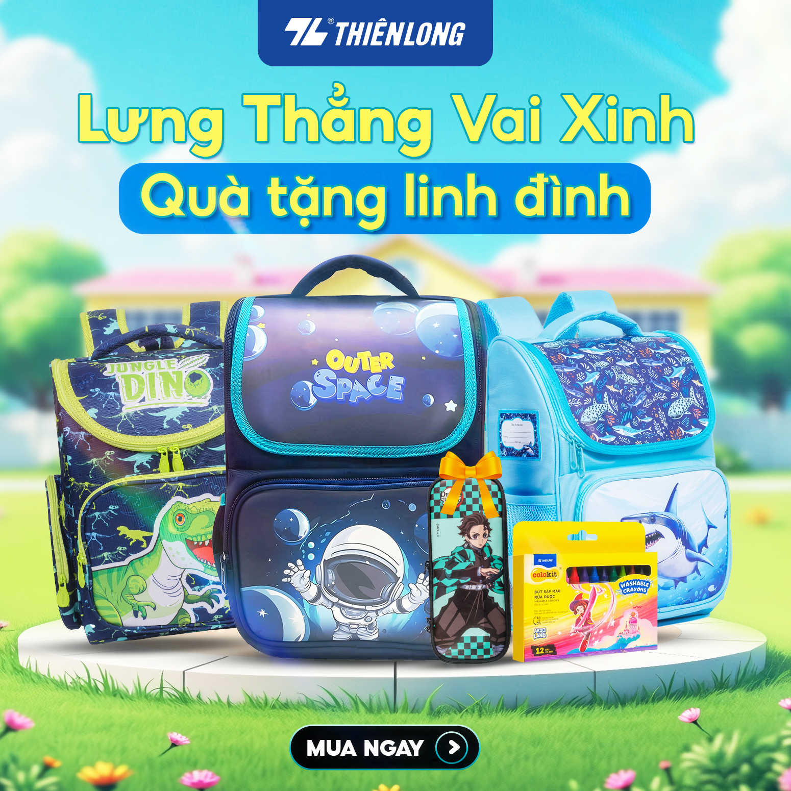 CẶP CHỐNG GÙ THIÊN LONG VÀ AKOOLAND - ĐỆM MÚT DÀY DẶN HƠN