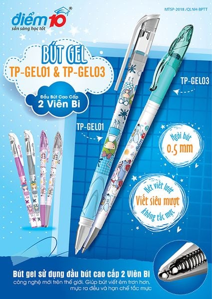 Bút Gel Thiên Long - Điểm 10 TP-GEL03