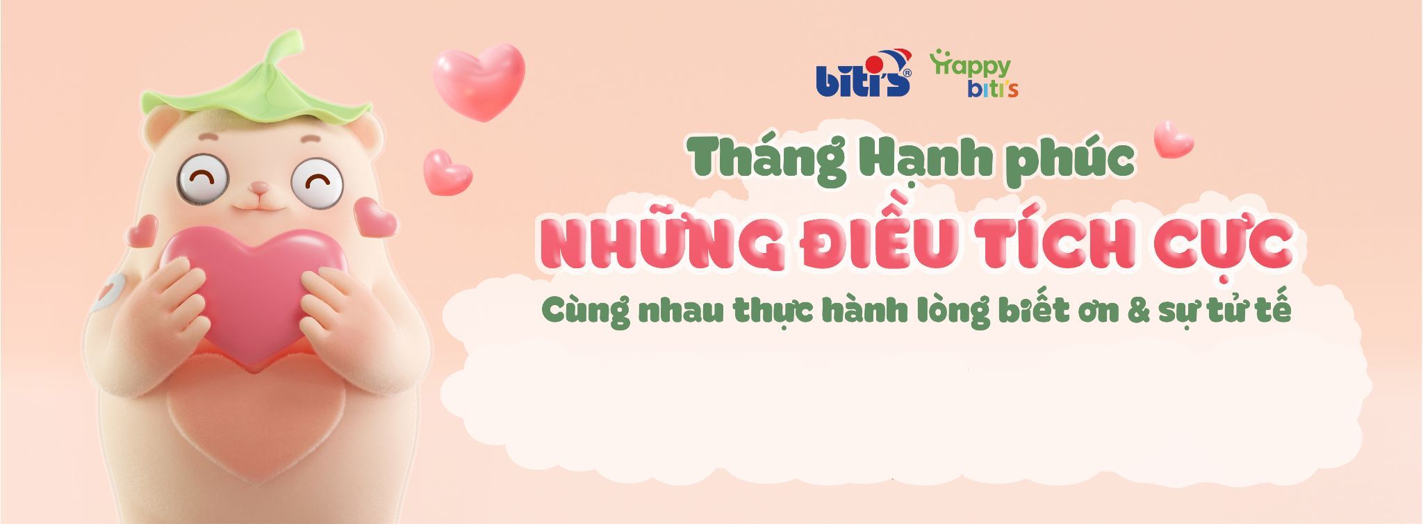 THÁNG HẠNH PHÚC 2024 - KHI NHỮNG ĐIỀU TÍCH CỰC LAN TOẢ KHẮP CỘNG ĐỒNG BITI'S