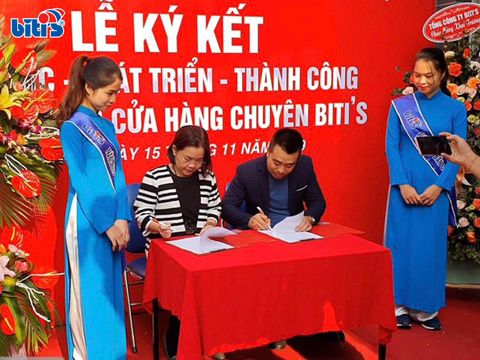 Thử nghiệm mô hình hợp tác cửa hàng đại lý chuẩn 100% Biti’s