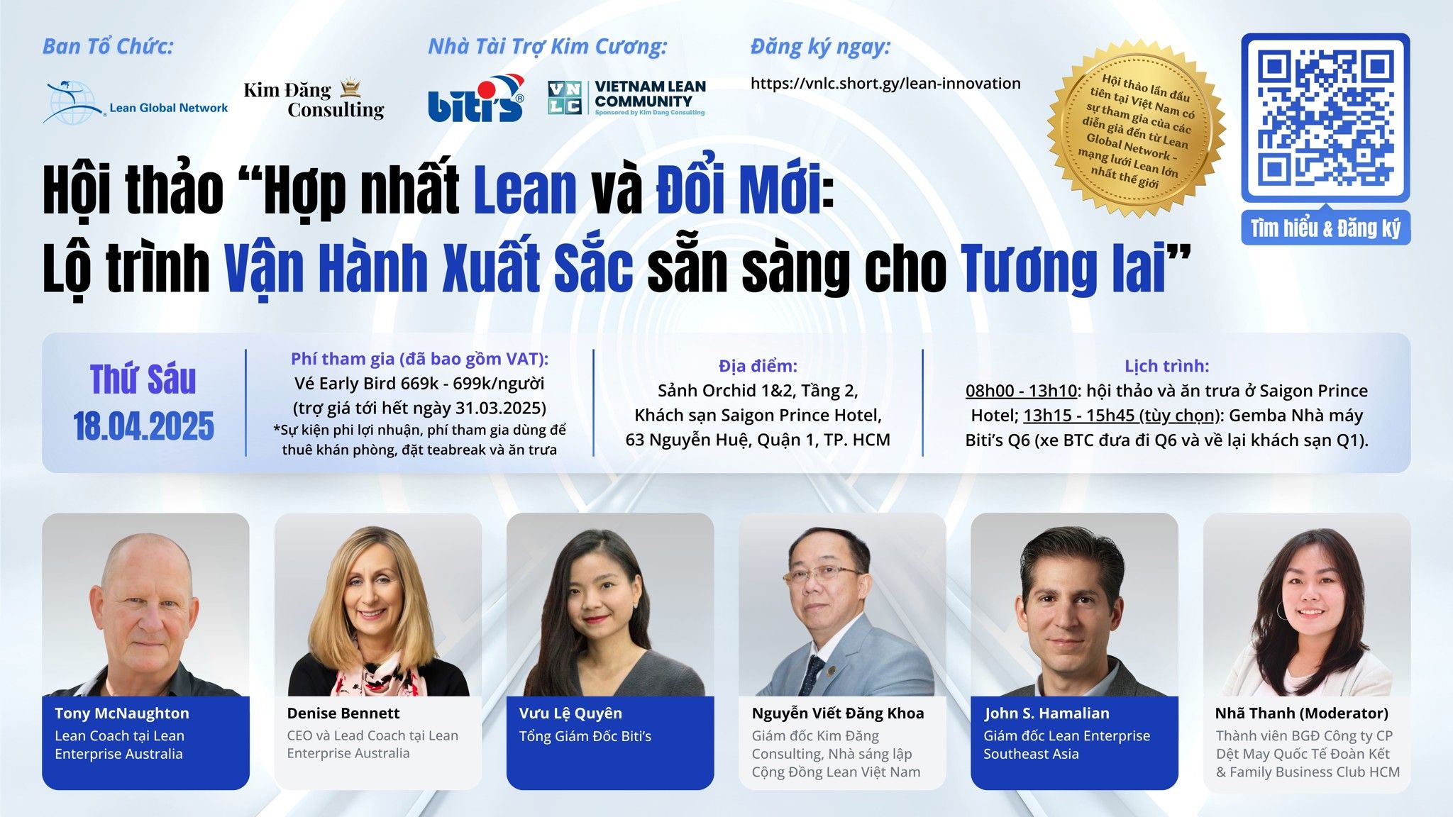 Hội thảo đầu tiên tại Việt Nam có sự tham gia của các diễn giả đến từ Lean Global Network