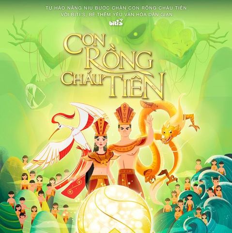 Biti’s ra mắt phim hoạt hình “con rồng cháu tiên” với tạo hình nhân vật và trailer hoành tráng