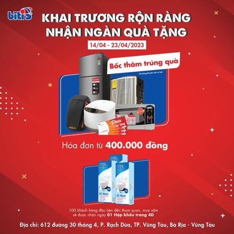 [GRAND OPENING] TƯNG BỪNG KHAI TRƯƠNG CỬA HÀNG MỚI TẠI TP.VŨNG TÀU