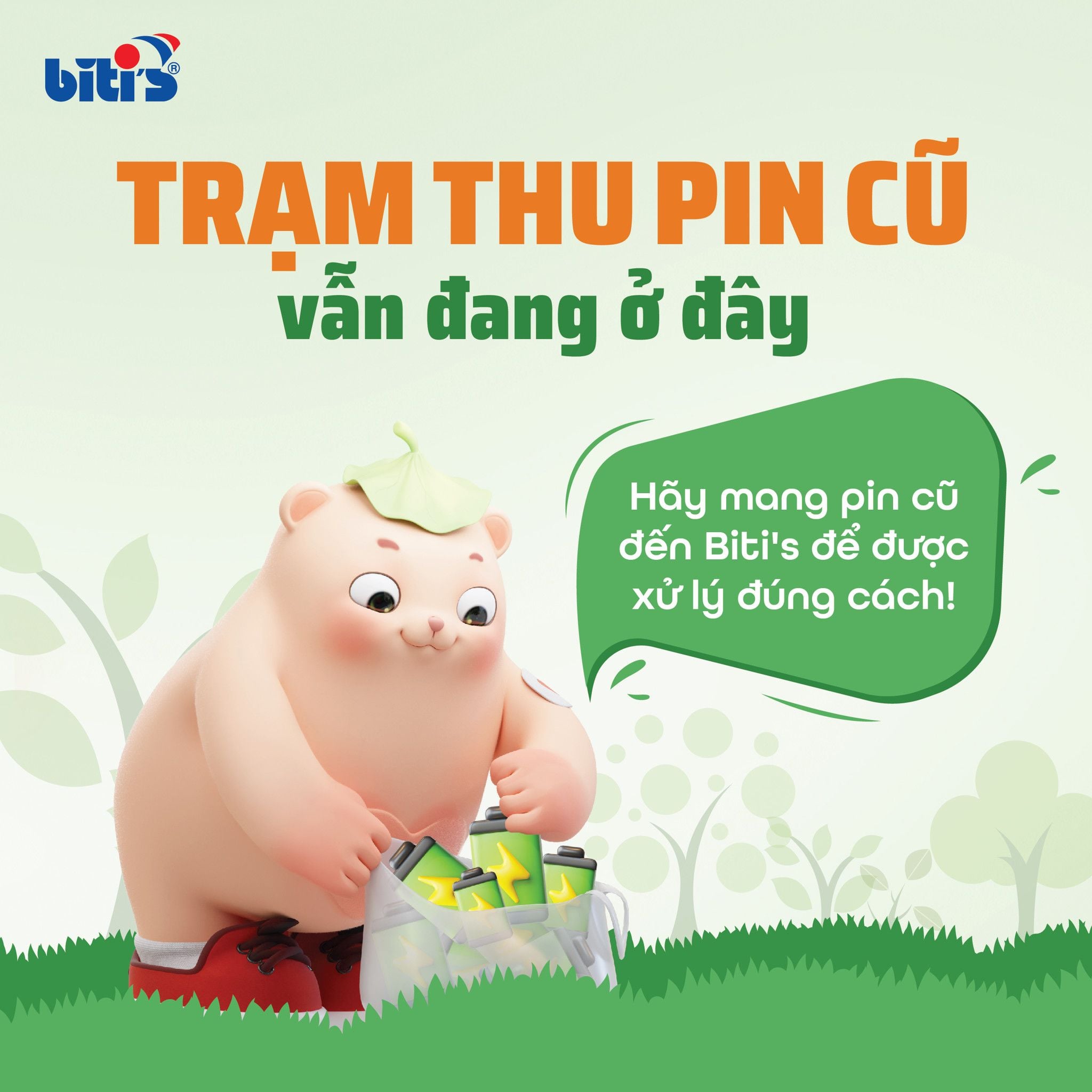 BITI'S - CÁC ĐIỂM THU HỒI PIN CŨ TRÊN TOÀN QUỐC