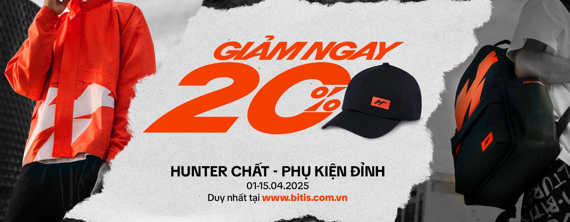Chào hè, sandal Hunter mua 02 giảm 10%