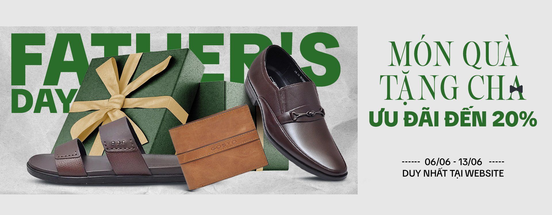 Ngày của Cha - ưu đãi độc quyền tại website