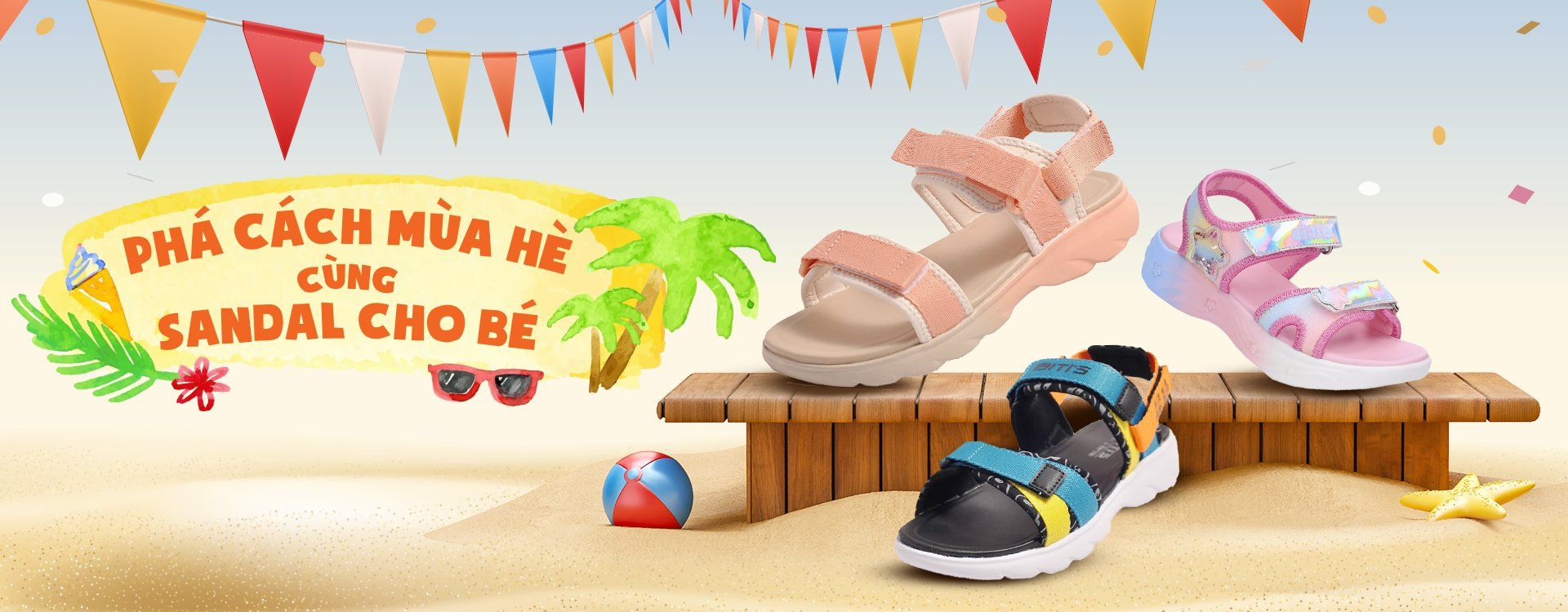 Sandal Bé Trai - Gái