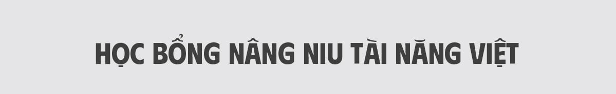 Học bổng nâng niu tài năng việt