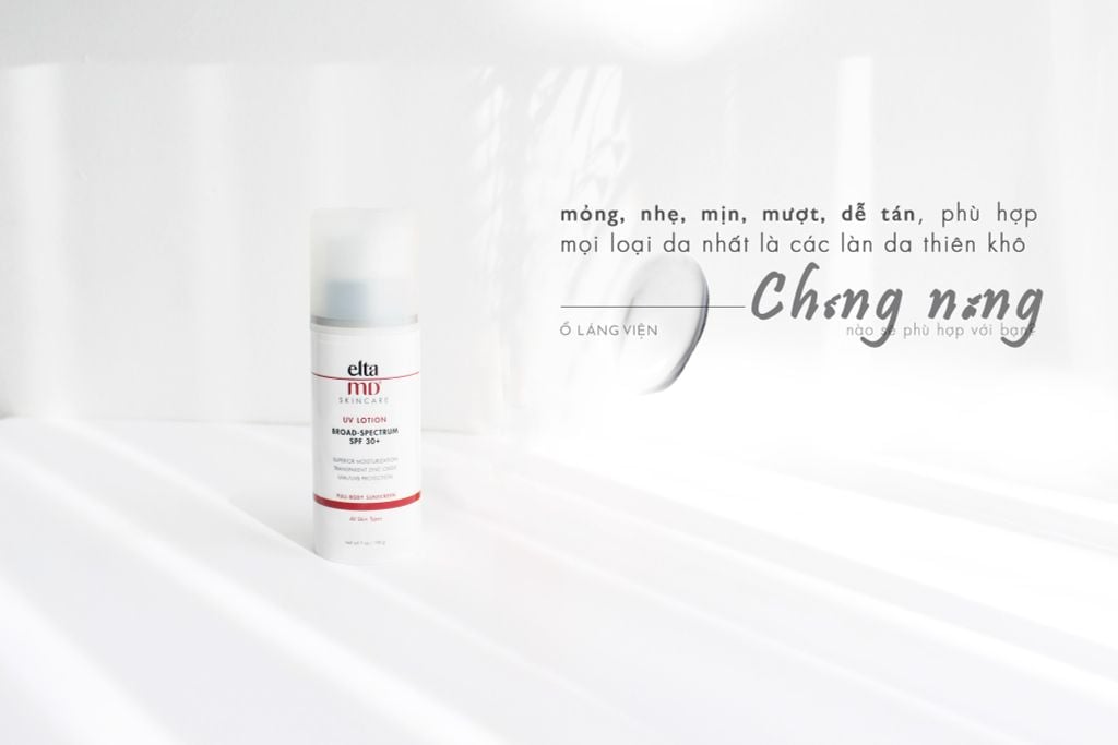 REVIEW | Kem Chống Nắng EltaMD - The Sunscreen We Swear by - Ồ Láng Viện