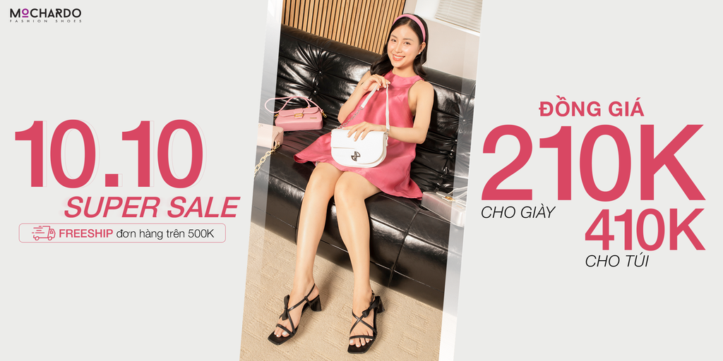FLASH SALE DUY NHẤT 10.10 – ĐỒNG GIÁ GIÀY TÚI CHỈ TỪ 210K