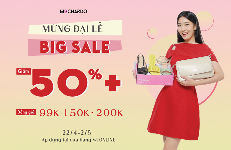 BIG SALE MỪNG ĐẠI LỄ - GIẢM ĐẾN 50%++ TOÀN BỘ SẢN PHẨM