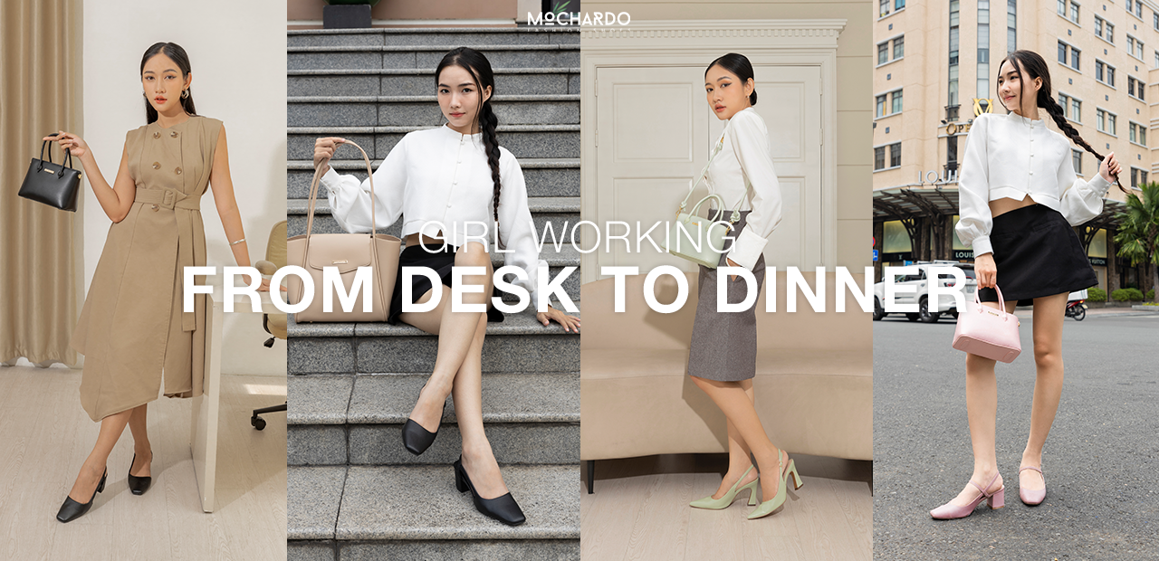 BST GIRL WORKING – FROM DESK TO DINNER