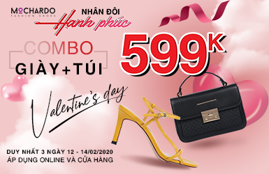 COMBO GIÀY TÚI 599K- NHÂN ĐÔI HẠNH PHÚC VALENTINE