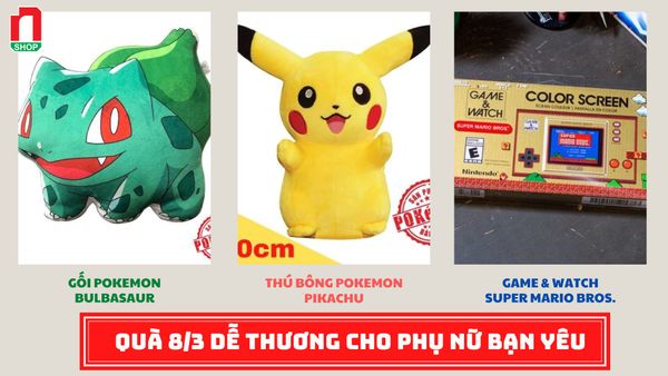 Dạo quanh nShop tìm quà 8/3 dễ thương cho phụ nữ bạn yêu