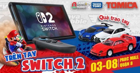 PARC MALL Q.8 3/8: Trên tay SWITCH 2 - Tranh TOP cùng nShop x TCG Play Day