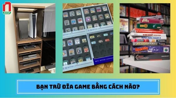 Bạn trữ đĩa game bằng cách nào? Xem thử cách làm của Sakurai và một số gợi ý khác tại đây