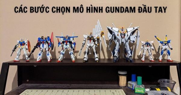 Các bước chọn mô hình Gundam đầu tay