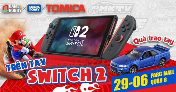 PARC Mall Quận 8 29-6: Trên tay SWITCH 2 - Tranh TOP cùng nShop