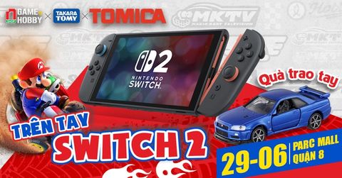 PARC Mall Quận 8 29-6: Trên tay SWITCH 2 - Tranh TOP cùng nShop