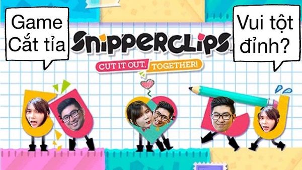 Trải nghiệm game hay trên Nintendo Switch: Snipperclips Cut it Out Together! Vui vẻ và sáng tạo!