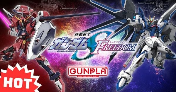 Dàn Gunpla của Gundam SEED FREEDOM chào sân hoành tráng