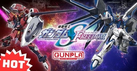 Dàn Gunpla của Gundam SEED FREEDOM chào sân hoành tráng