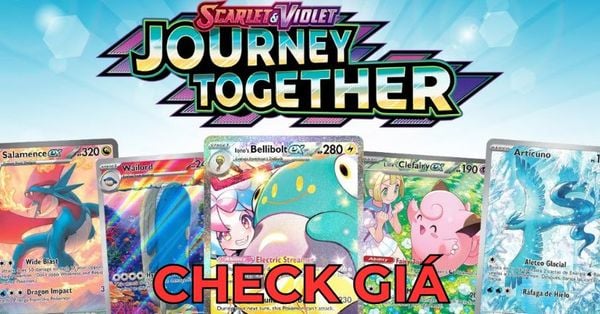 App định giá thẻ bài Pokemon TCG nShop - Top 10 đắt nhất Journey Together