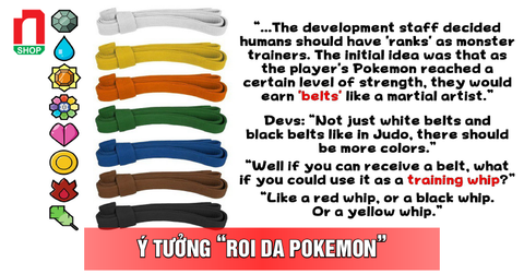 Ý tưởng “Roi da Pokemon” đã từng được nghĩ tới cho series Pokemon huyền thoại