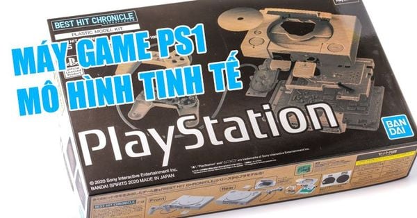 Ráp máy game PS1 phiên bản mô hình độc đáo