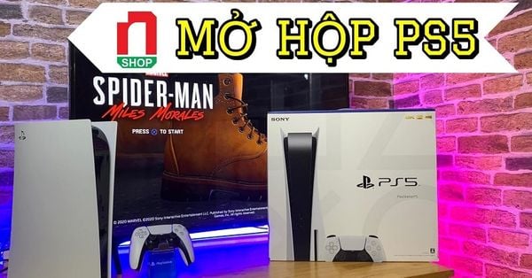 Mở hộp máy chơi game PS5 và cùng nShop chơi thử game đồ họa siêu đẹp trên Playstation 5